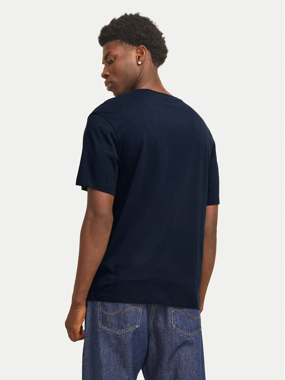 Jack & Jones Jack & Jones Póló Corp Graphic 12268415 Sötétkék Regular Fit