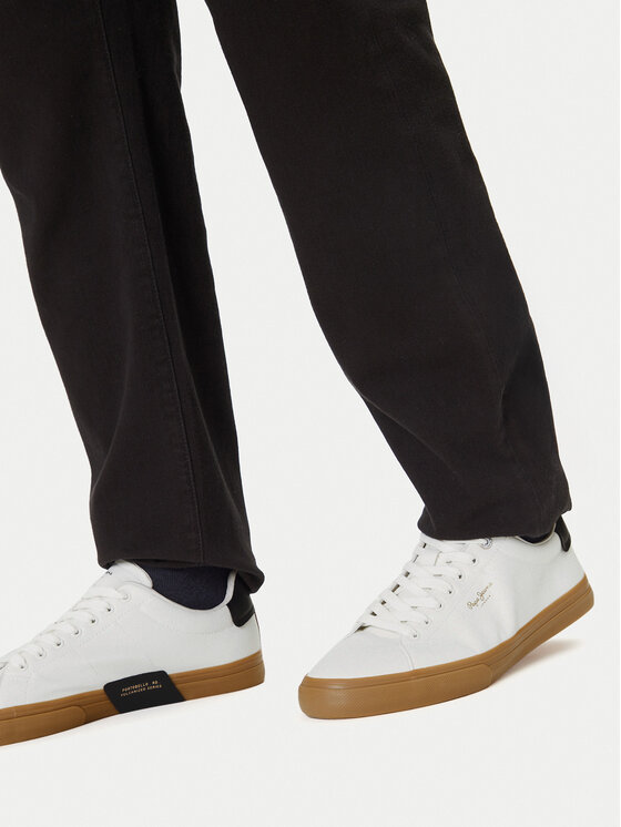 Pepe Jeans Tenisky Pepe Jeans Kenton Base PMS300003 Écru