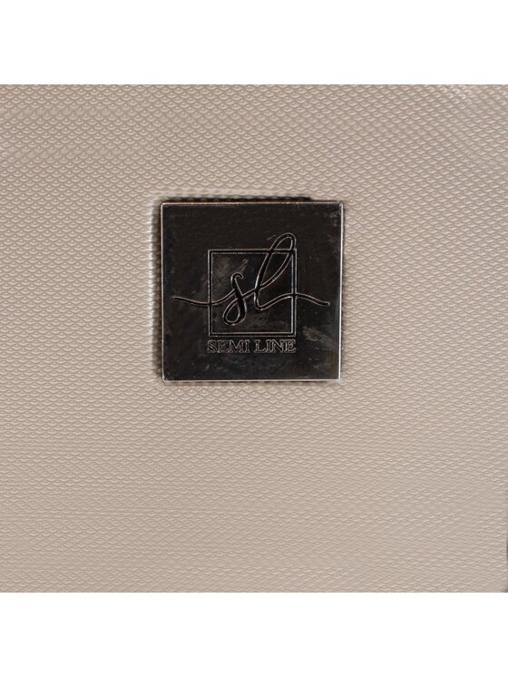 Semi Line Kabínový kufor Semi Line T5674-2 Zlatá