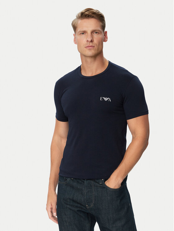 Emporio Armani Underwear Emporio Armani Underwear Conjunto de camisetas EM001849 AF14131 MB519 Azul marino Slim Fit