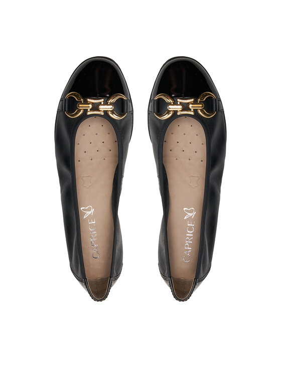Caprice Baleriny Caprice 9-22172-42 Czarny