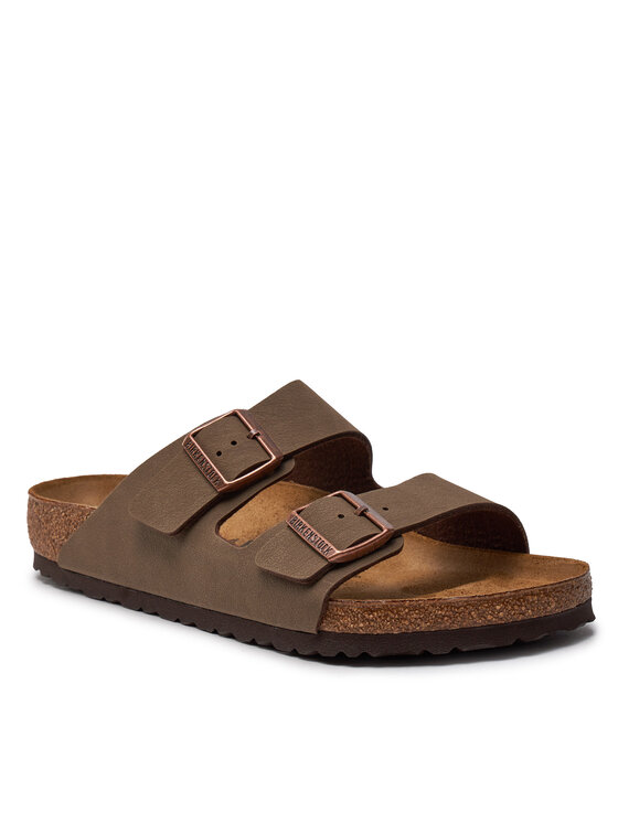 Birkenstock Natikači Birkenstock Arizona Birko-Flor nubuk 151181 Rjava