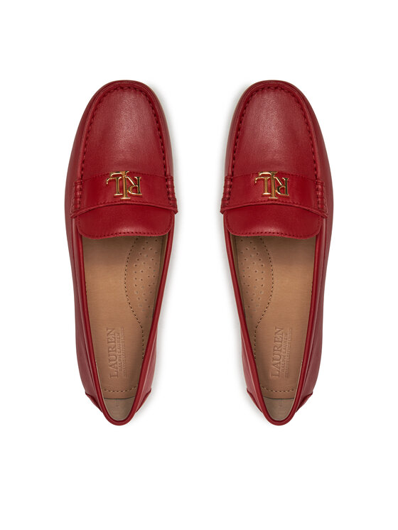 LAUREN RALPH LAUREN Mokasini LAUREN RALPH LAUREN Barnsbury 802852847021 Rdeča
