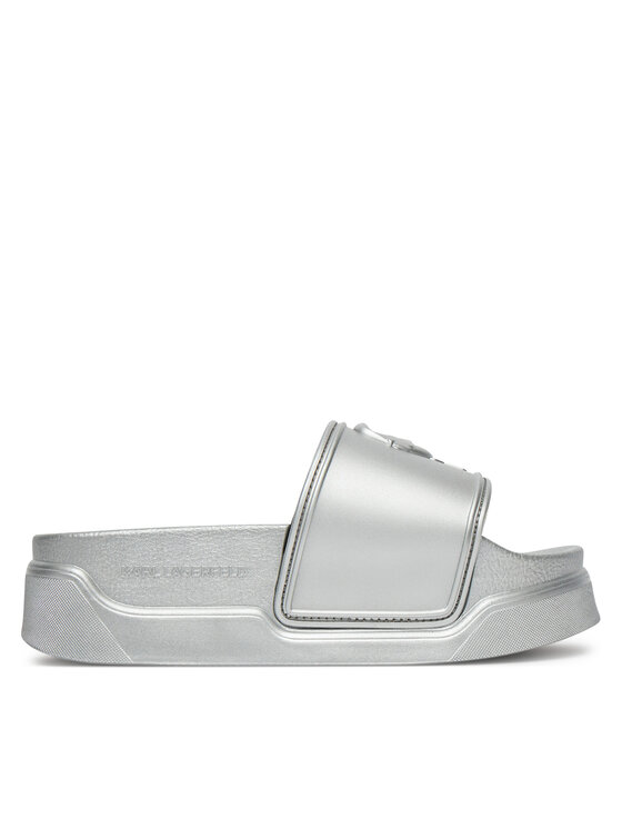 KARL LAGERFELD Шльопанці KARL LAGERFELD Kondominium KL88819 Срібний