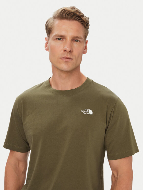 The North Face The North Face Camiseta Evolution Simple Dome NF0A8CZ2 Caqui Regular Fit