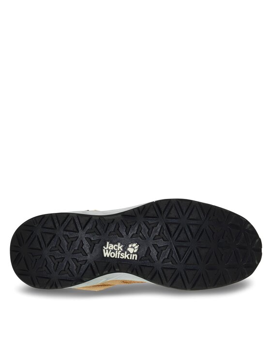 Jack Wolfskin Trekingová obuv Jack Wolfskin Woodland 2 Texapore Mid W 4051331 Béžová