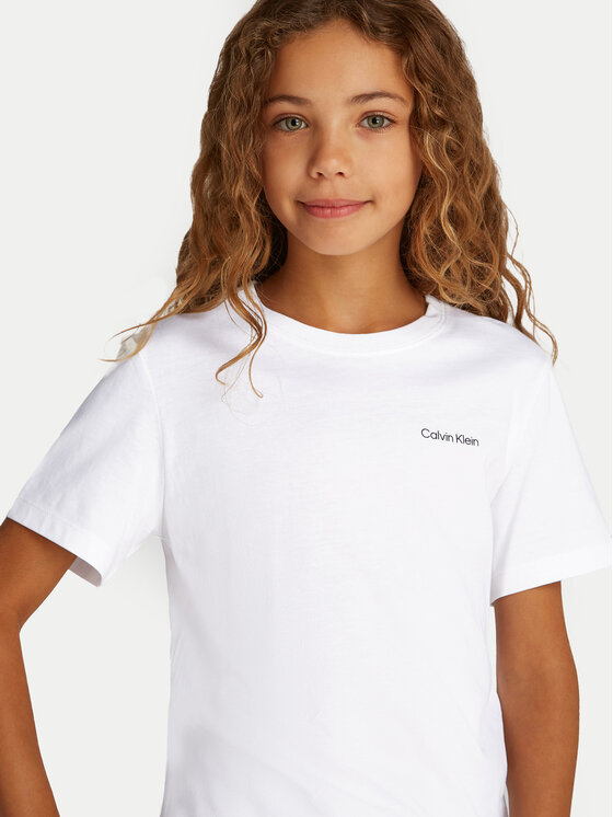 Calvin Klein Jeans Calvin Klein Jeans Marškinėliai IU0IU00683 Balta Regular Fit