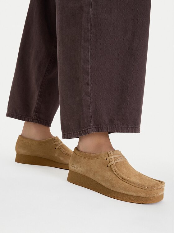 Clarks Κλειστά παπούτσια Clarks WallabeeEvoSh 261747474 Μπεζ