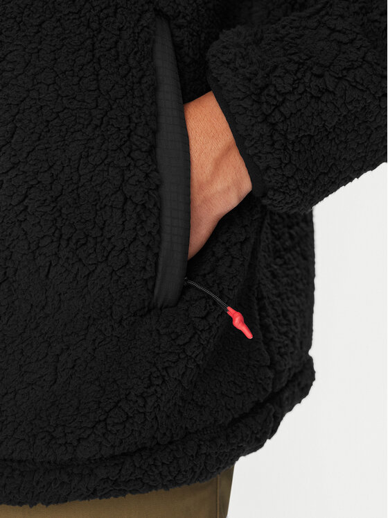 Hunter Hunter Polár kabát Borg HARM0013262 Fekete Regular Fit