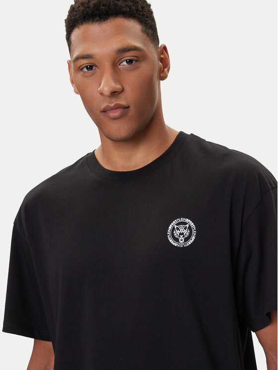 Plein Sport Plein Sport Camiseta PAEC MTK8324 STE001N Negro Loose Fit