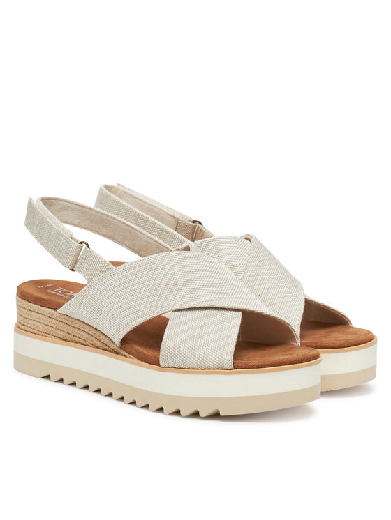 Toms Еспадрильї Toms Diana 10021152 Бежевий