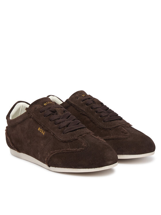 BOSS Sneakersy BOSS Solenne 50579059 Tmavě hnědá