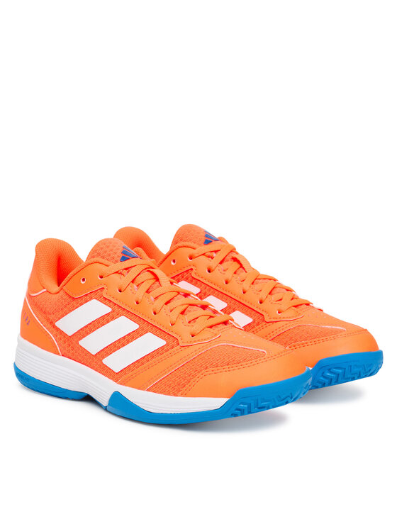adidas Buty halowe adidas Ligra 8 Indoor Kids JR9299 Pomarańczowy