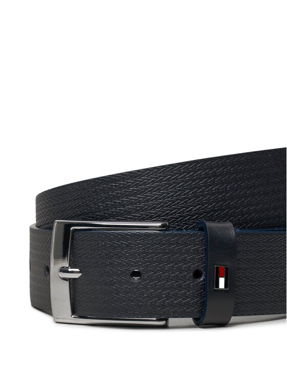 Tommy Hilfiger Pasek Męski Tommy Hilfiger AM0AM13015 Niebieski