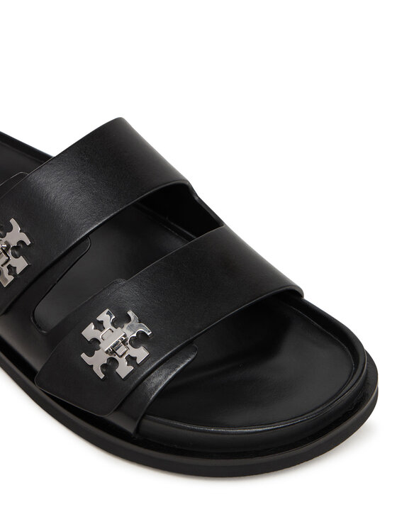 Tory Burch Шльопанці Tory Burch T Lock Sport Slide 175640 Чорний