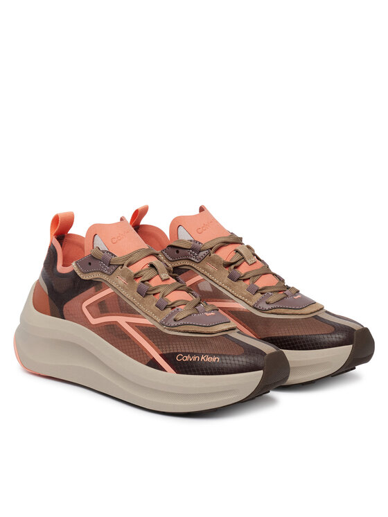 Calvin Klein Sneakersy Calvin Klein Chunky Run Ckstripe Lup Tran Rip HW0HW03005 Ružová