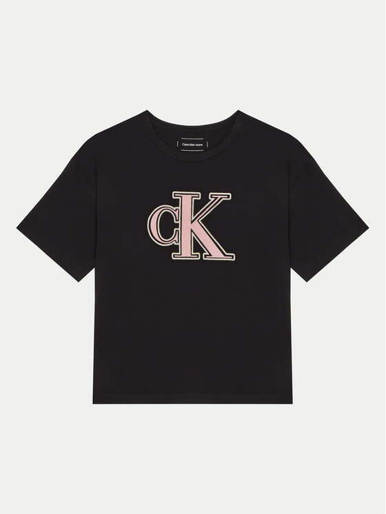 Calvin Klein Jeans Calvin Klein Jeans Majica IG0IG02806 Črna Boxy Fit