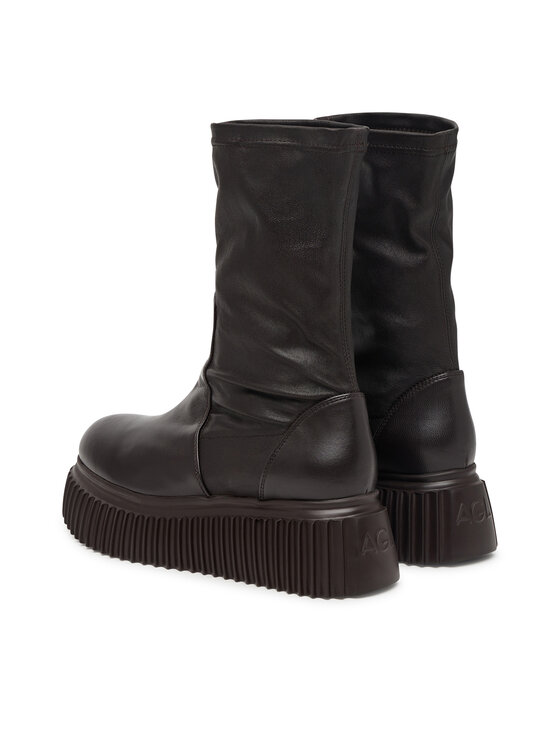 AGL Botine AGL Milagros Stretch D751559PGK Verde închis