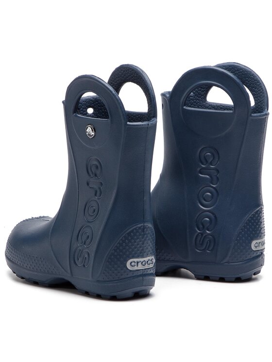 Crocs Гумові чоботи Crocs Handle It Rain Boot Kids 12803 Cиній