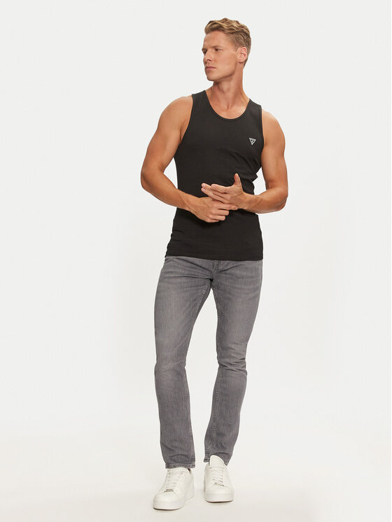 Guess Guess Комплект майок без рукавів U97G15 KCD31 Чорний Regular Fit