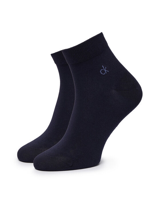 Calvin Klein Trumpos kojinės Calvin Klein 701234209 Tamsiai mėlyna
