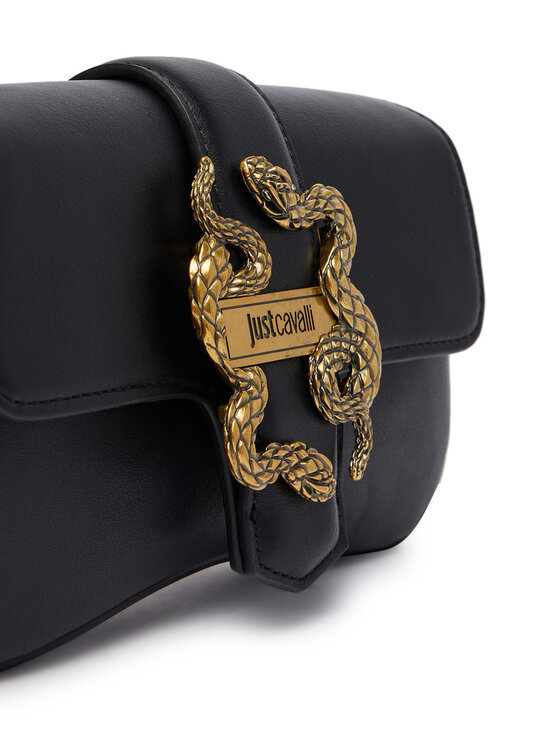 Just Cavalli Ročna torba Just Cavalli Iconic Snakes 81RA4BA7 ZSA89 Črna