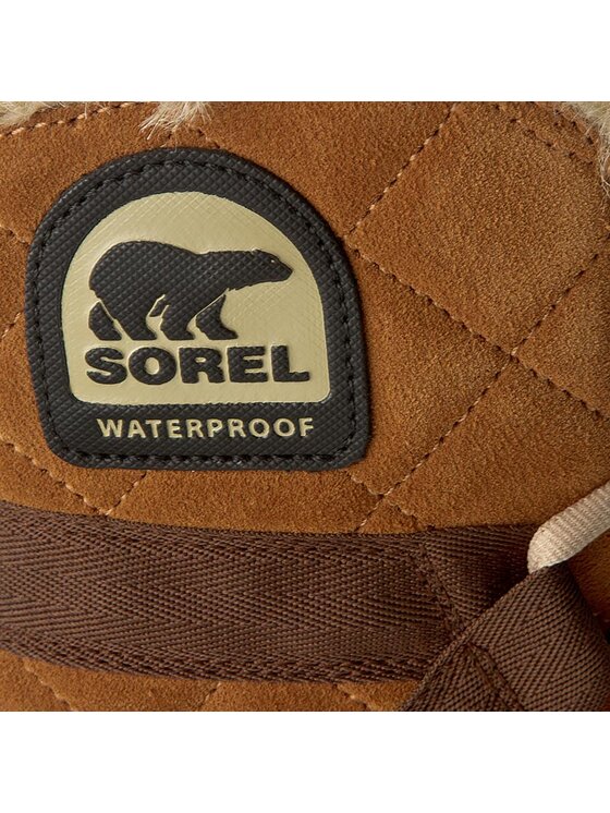 Cizme de zăpadă Sorel Glacy Explorer Shortie NL2079 Maro | Epantofi.ro