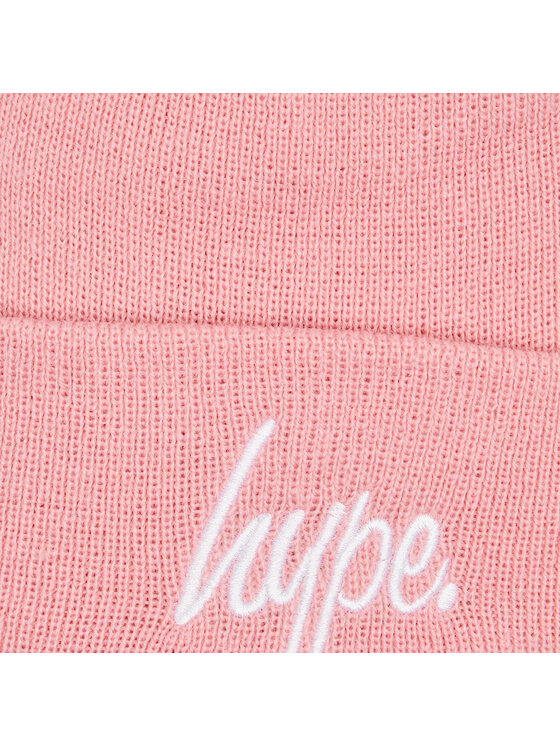 HYPE Czapka HYPE Bobble Script YVLR-714 Różowy
