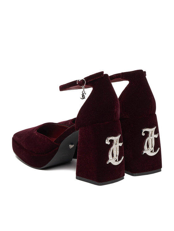 Juicy Couture Туфлі Juicy Couture EO-W2SH59501A Бордовий