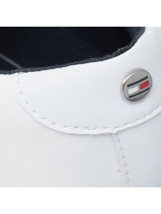 Tommy Hilfiger Sportcipők Tommy Hilfiger Crystal Leather Casual Sneaker FW0FW04299 Fehér