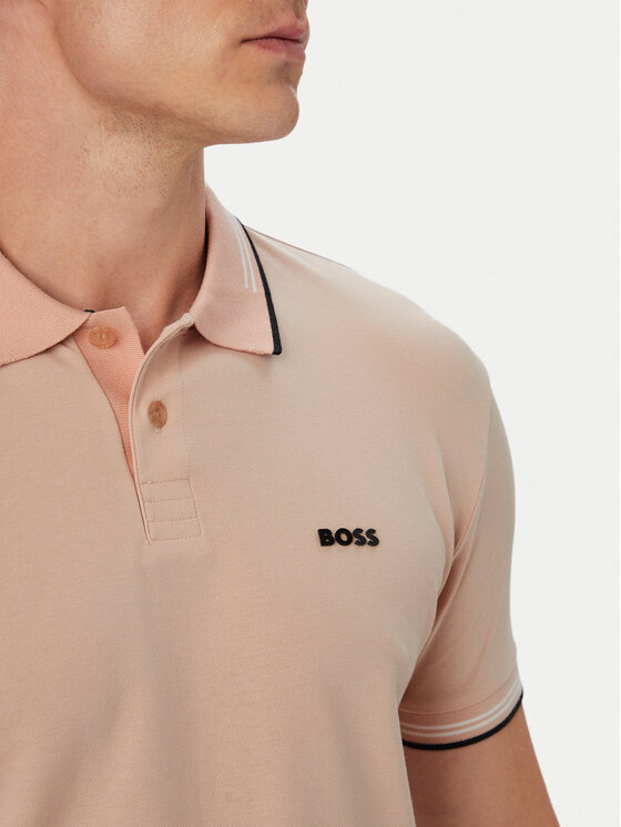 BOSS BOSS Polo Paul 50506193 Naranja claro Regular Fit