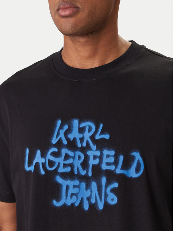 Karl Lagerfeld Jeans Karl Lagerfeld Jeans Camiseta B1M17065 Negro Regular Fit
