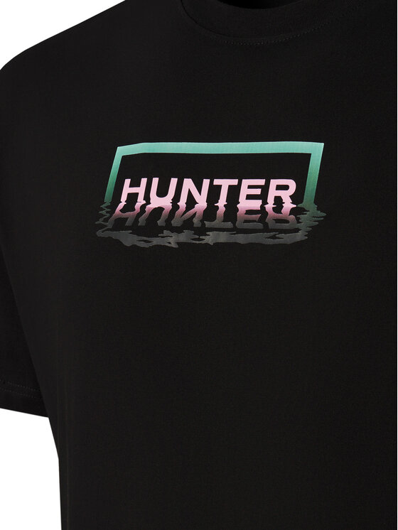 Hunter Hunter Футболка Abele UNISEX HARU0007251 Чорний Regular Fit