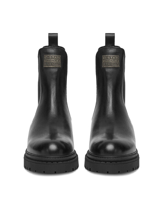 G-Star Raw Kotníková obuv s elastickým prvkem G-Star Raw EO-DAMLA-25FW26 Černá