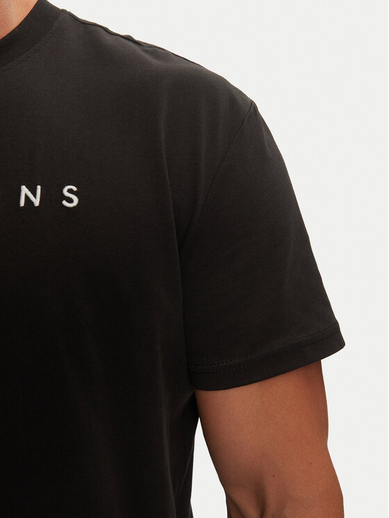 Tommy Jeans Tommy Jeans T-shirt Linear Logo DM0DM20744 Crna Regular Fit