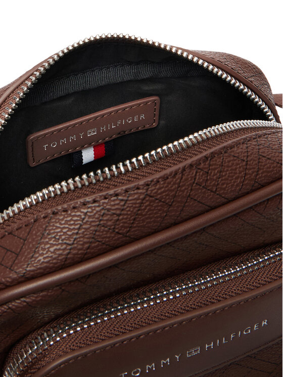 Tommy Hilfiger Bandolera Tommy Hilfiger Th Flag Monogram Mini Reporter AM0AM14138 Marrón
