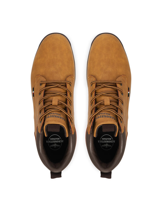 Aeronautica Militare Kotníková obuv Aeronautica Militare 262SC0335UCT04397 Světle hnědá