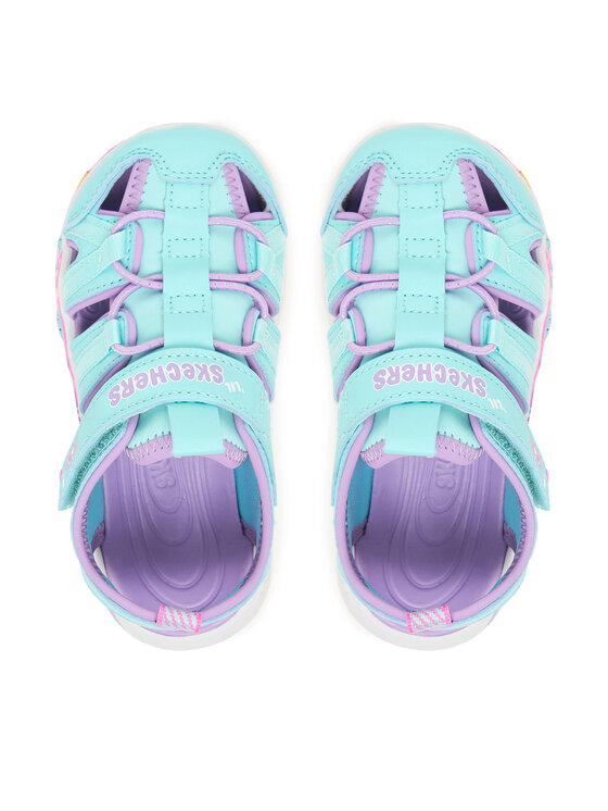 Skechers Босоніжки Skechers Play Scene Splash - Cute Crew 303162N/TQLV Голубий