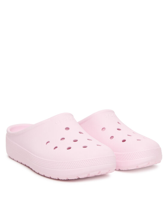 Crocs Чехли Crocs Classic Low Profile Clog 211139 Розов
