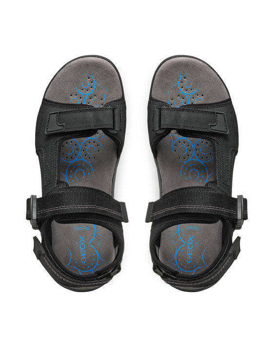 Geox Sandály Geox U Spherica Ec5 U55ELB 000EK C9999 Černá