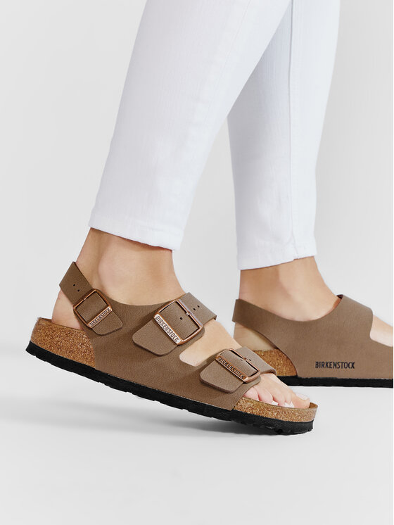 Birkenstock Sandały Birkenstock Milano Bs 0634503 Brązowy