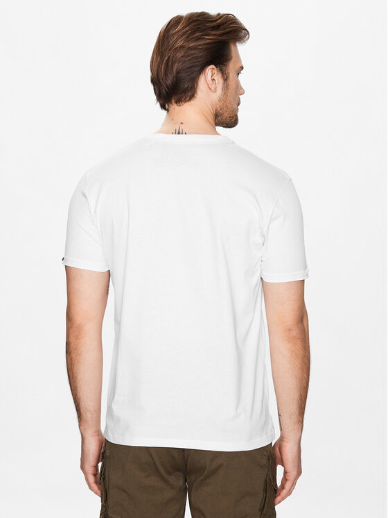 Alpha Industries Alpha Industries Комплект футболок Alpha Label 118534 Білий Regular Fit