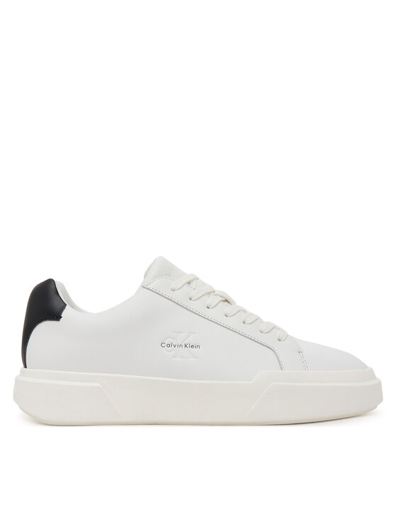 Calvin Klein Sneakersy Calvin Klein Chunky Cupsole Laceup Lth YM0YM01344 Biały
