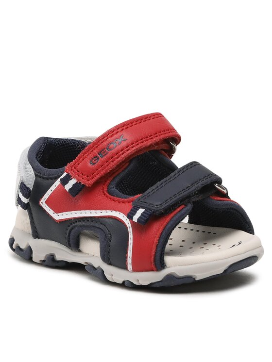 Geox Basutės Geox B Sandal Flaffee Boy B3559A 08515 C7217 M Raudona