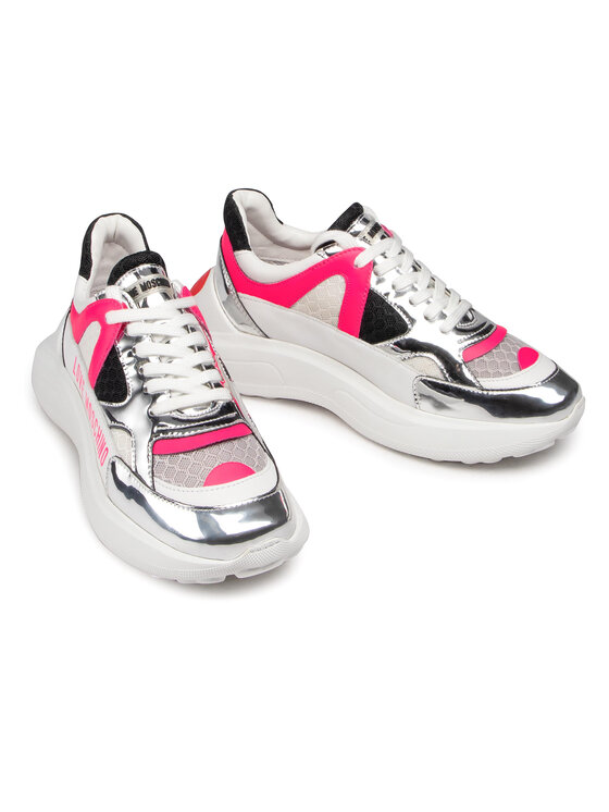 LOVE MOSCHINO Superge LOVE MOSCHINO JA15306G1CIV300A Bela