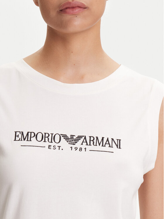 Emporio Armani Underwear Emporio Armani Underwear Top EW000410 AF10881 U1131 Bianco Regular Fit