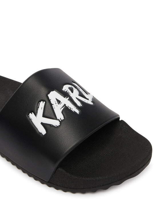 KARL LAGERFELD Šľapky KARL LAGERFELD Z31178 S Čierna