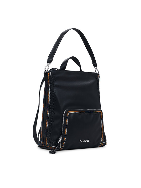Desigual Mugursoma Desigual Trama Pretoria 25SAKP21 Melns