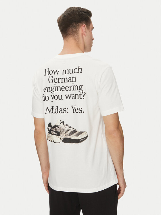 adidas adidas Футболка German Engineering Graphic JP1527 Білий Regular Fit