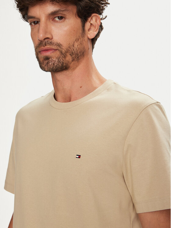 Tommy Hilfiger Tommy Hilfiger Póló Ess Seasonal MW0MW39995 Bézs Regular Fit